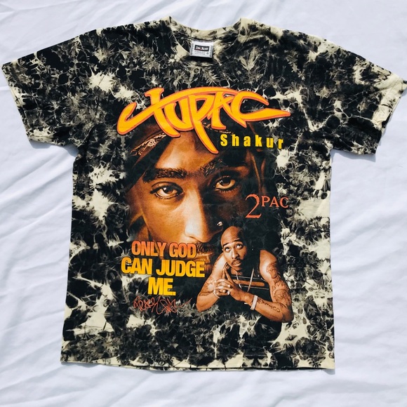 Vintage 90s single stitched bootleg Tupac rap tee - Picture 1 of 3